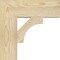 Ekena Millwork Westlake Block Rough Sawn Bracket, Douglas Fir, 4"W x 14"D x 14"H BKT04X14X14WTL05RDF - alternate 2